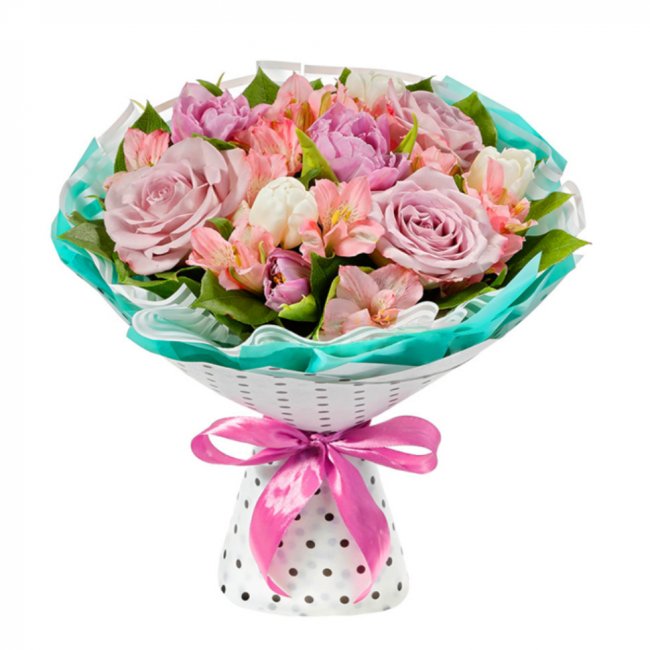 Букет цветов "Сказать люблю"